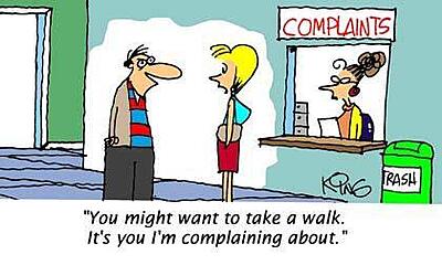 complaining