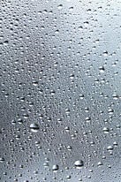 water on glass