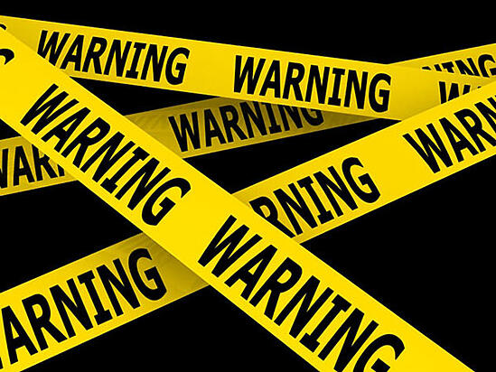 warning tape email