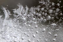 frost on glass