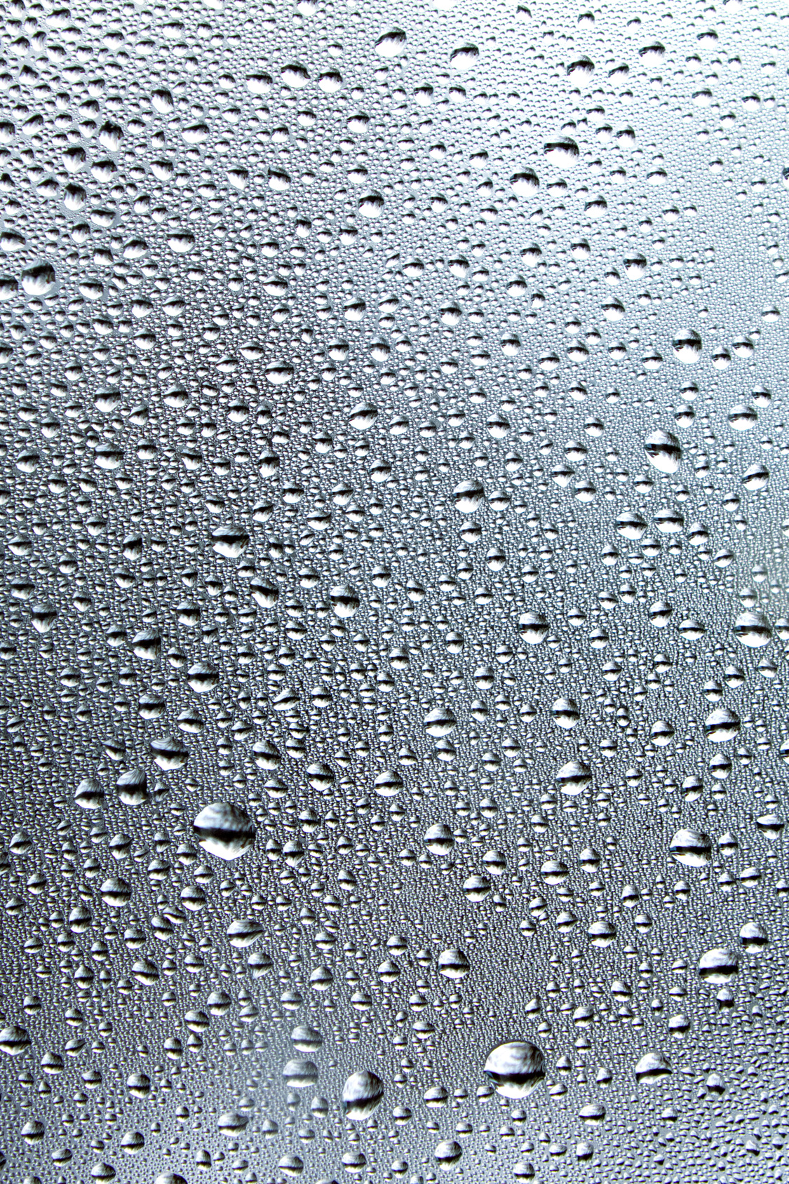 water on glass