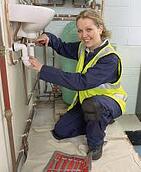 female plumber