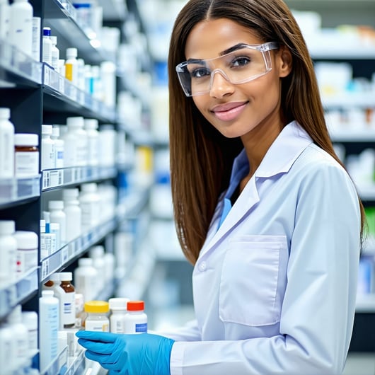 Real Pharmacy Technician at work-2