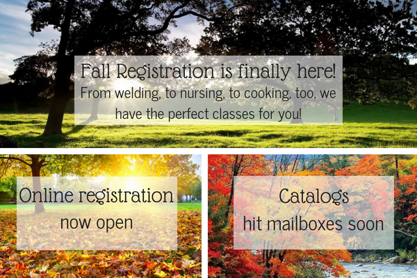Fall Registration is finally here