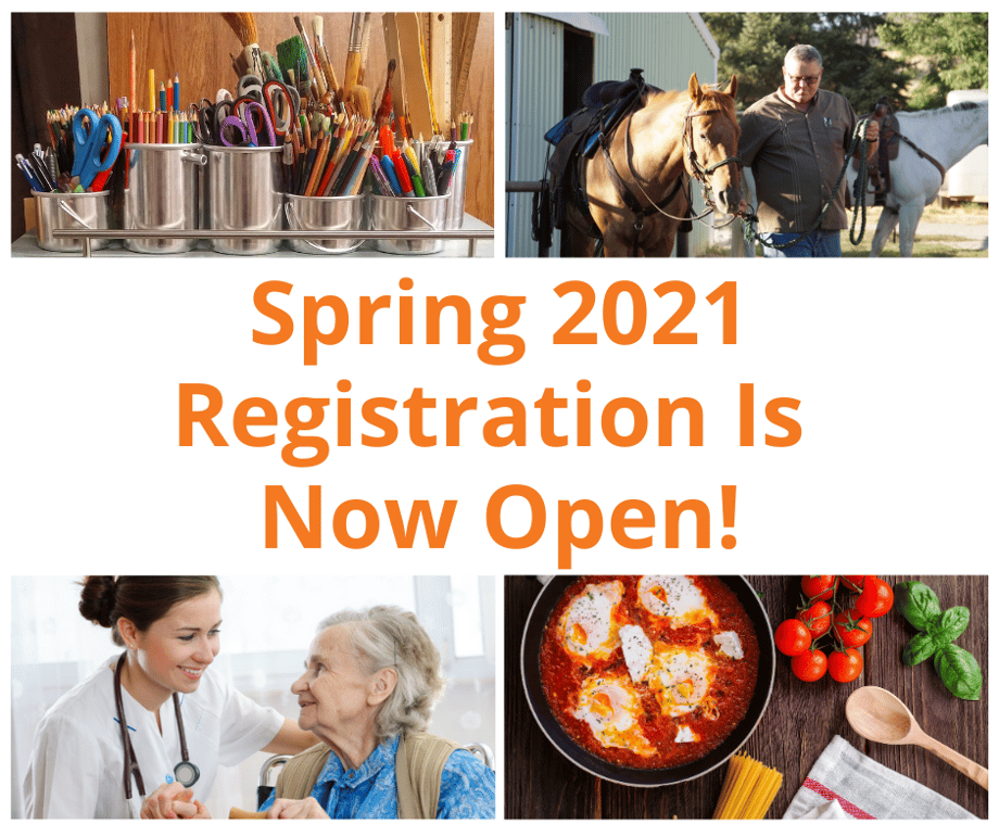 Spring 2021 is Now Open