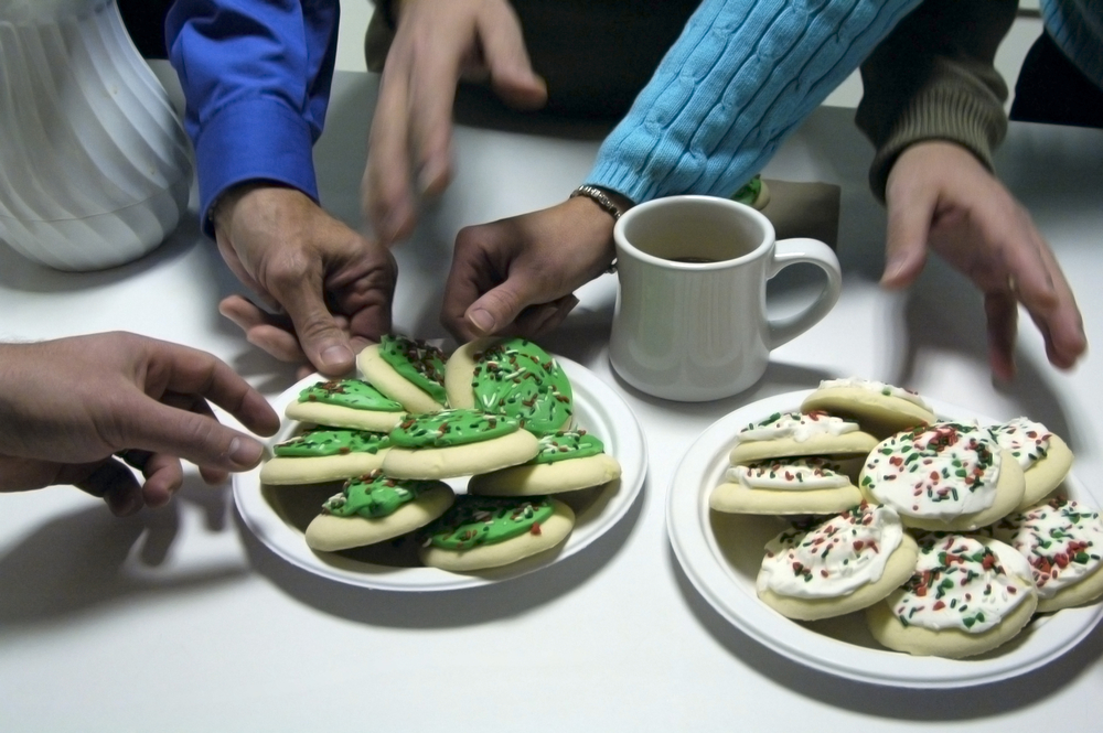 Hands reaching for cookies - SOME NOISE