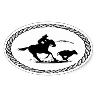 Calf Roping Sticker Calf-Roping and Rodeo: An Interview with Kolbey Hughes