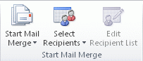 how to create a mail merge